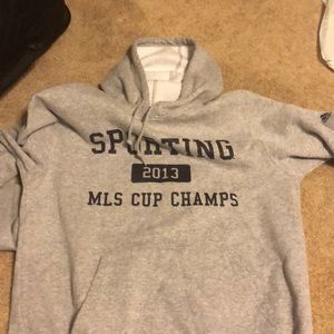 2013 MLS cup Champions Sporting KC hoodie